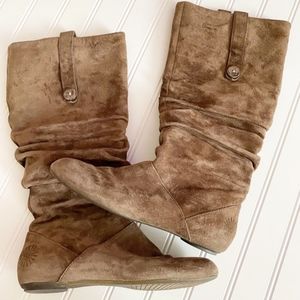 UGG HIGHKOO SUEDE SLOUCHY BOOTS